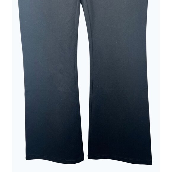 Old Navy Womens Black Flare Trousers Stretch Rayon Blend Size 4 - Picture 13 of 15
